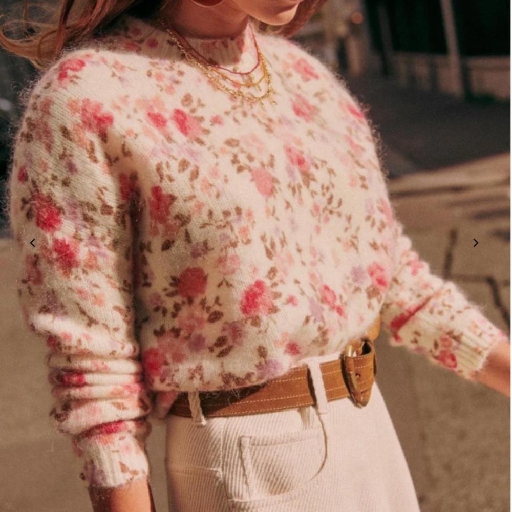 Sézane Daisie Mohair Sweater